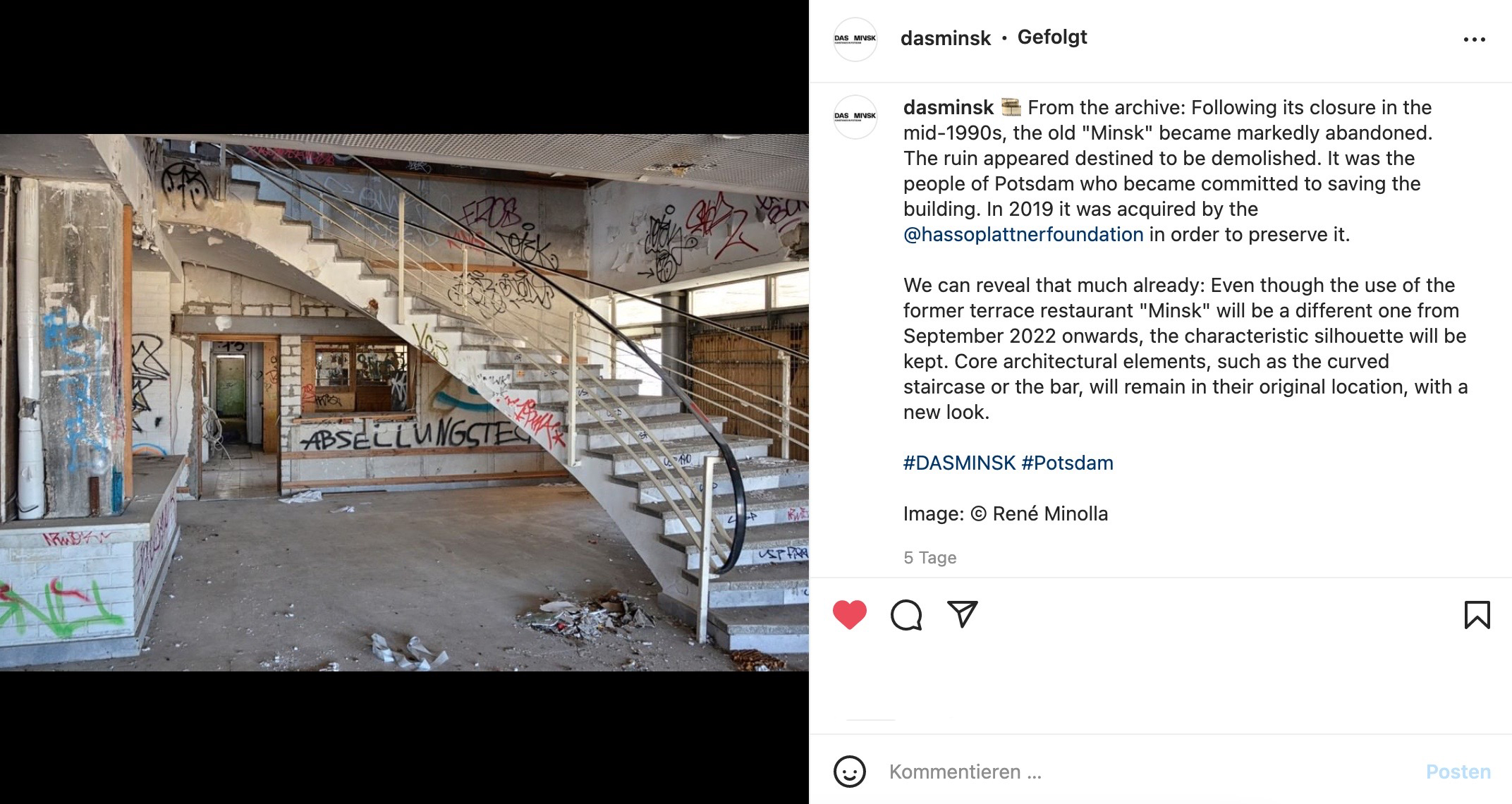 Instagram DASMINSK Minolla